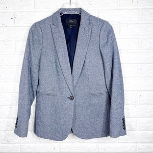 J. Crew Parke Blazer in Blue Herringbone